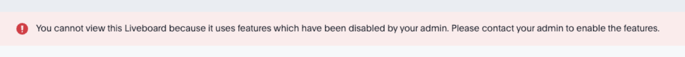 Liveboard with groups styling error
